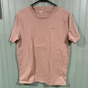 Hollister Men's Tan Short Sleeve Tee